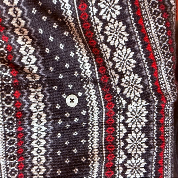 Old Navy Black and Red lounge pants - Picture 3 of 4